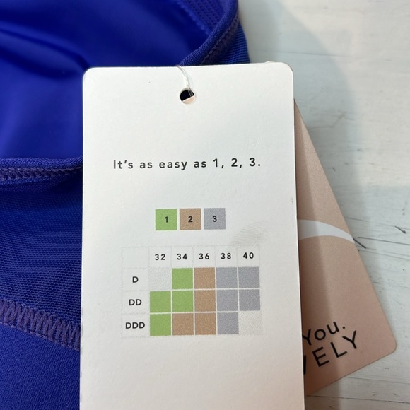 All You Lively Mesh Trim Bralette, Wireless, Color Clamatis Blue, 34D/DD - Picture 10 of 10